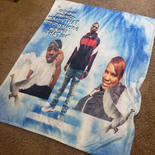 Load image into Gallery viewer, Custom Fleece Throw Blanket