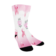 Load image into Gallery viewer, Breast Cancer Awareness Socks
