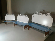 Load image into Gallery viewer, Memorial Bench Display
