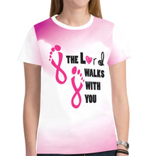 Load image into Gallery viewer, Breast Cancer - The Lord Walks w/ You