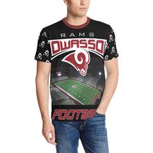 Load image into Gallery viewer, Custom All Over T-shirt (Adult) - Owasso Rams