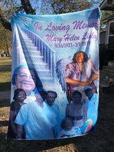 Load image into Gallery viewer, Custom Fleece Throw Blanket