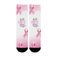 Load image into Gallery viewer, Breast Cancer Awareness Socks
