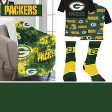 Load image into Gallery viewer, Football Bundle #1 (Custom All over shirt, Socks and Blanket)
