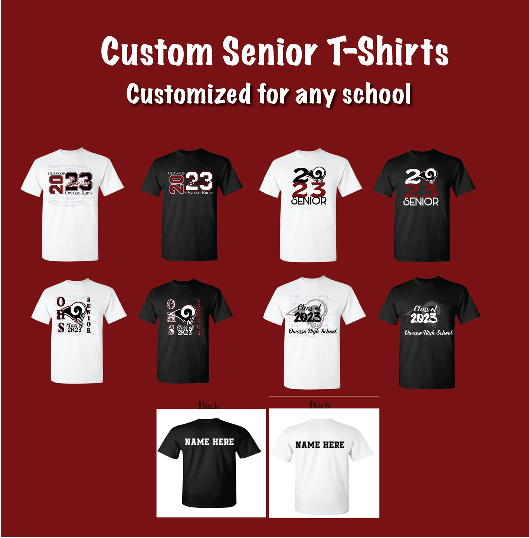 Custom Senior T-Shirts